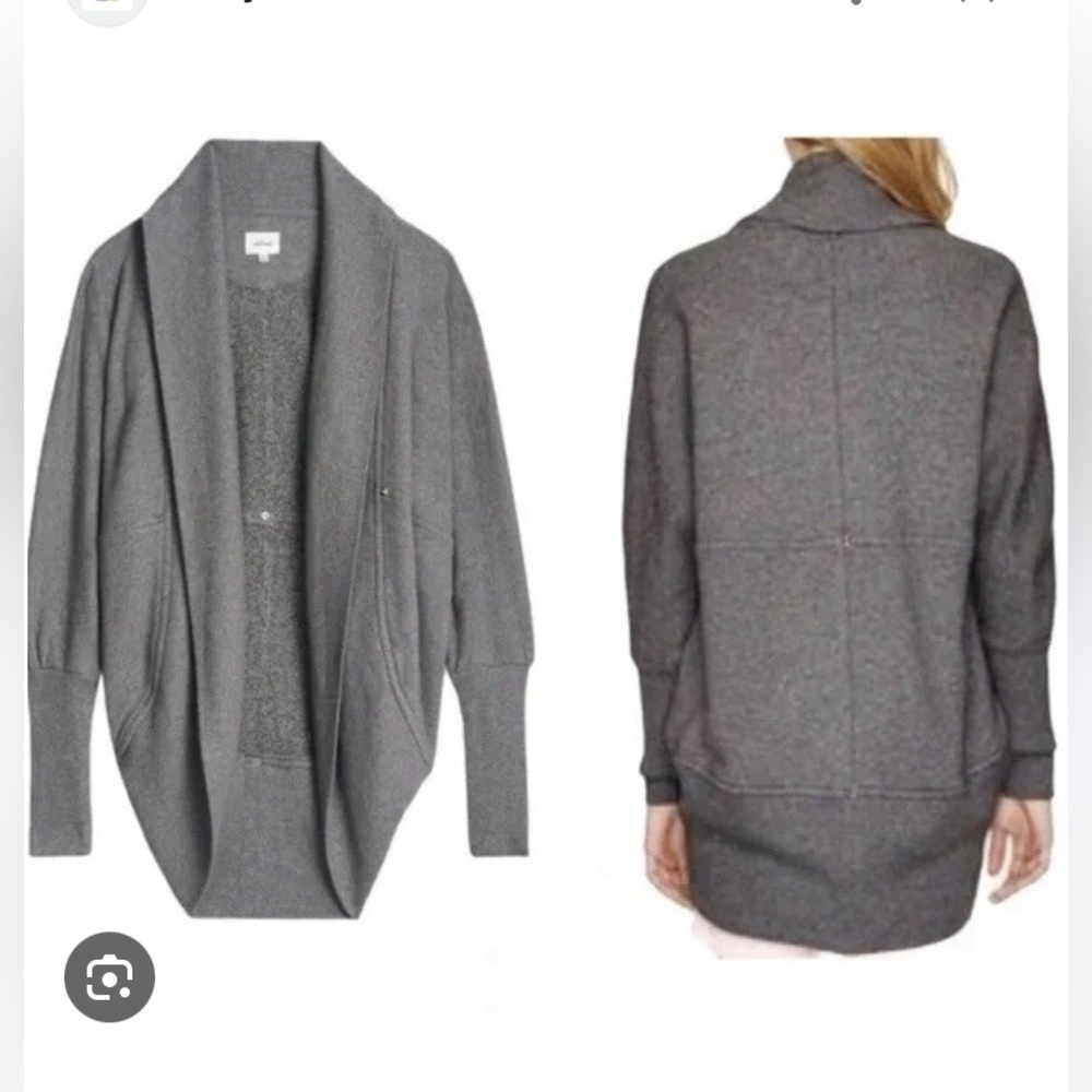Aritzia Wilfred Gray Cocoon Cardigan Digerot